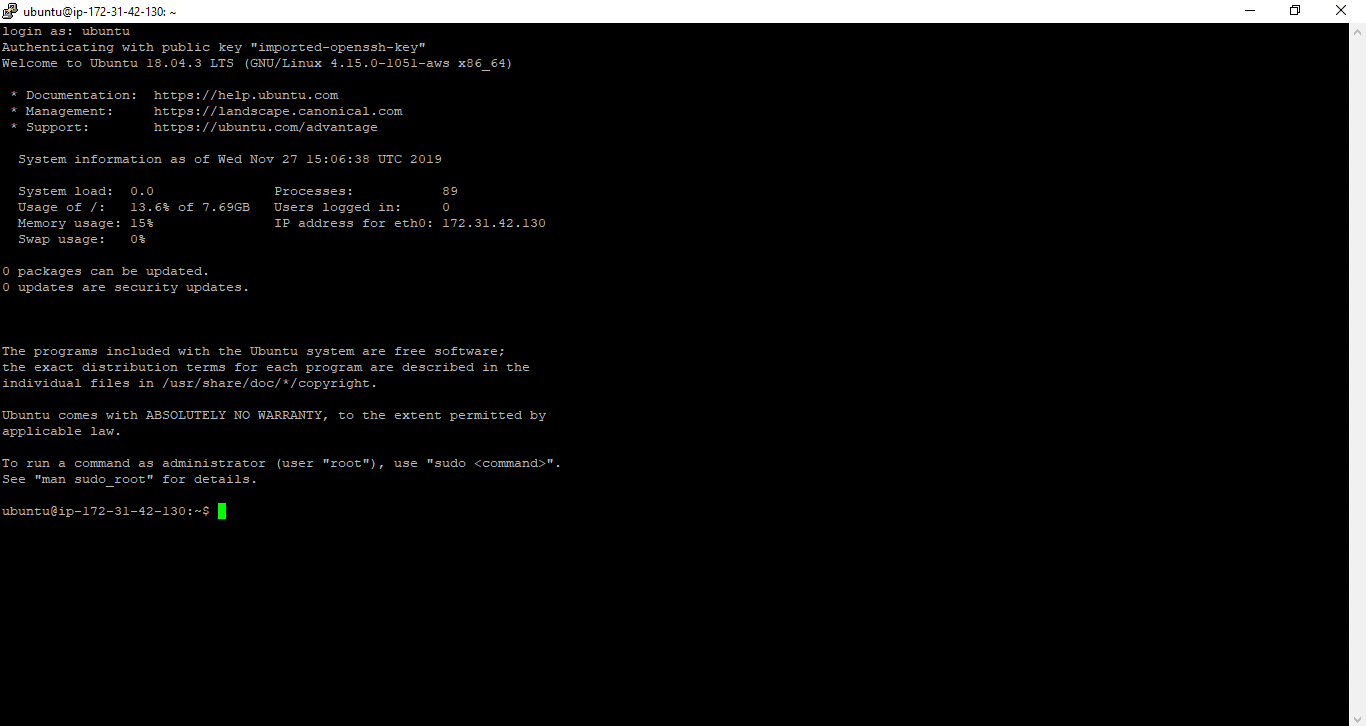 Connect To AWS EC2 Ubuntu GUI Using PUTTY