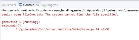 Golang Error Handling