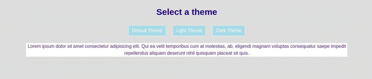 Light Theme of CSS