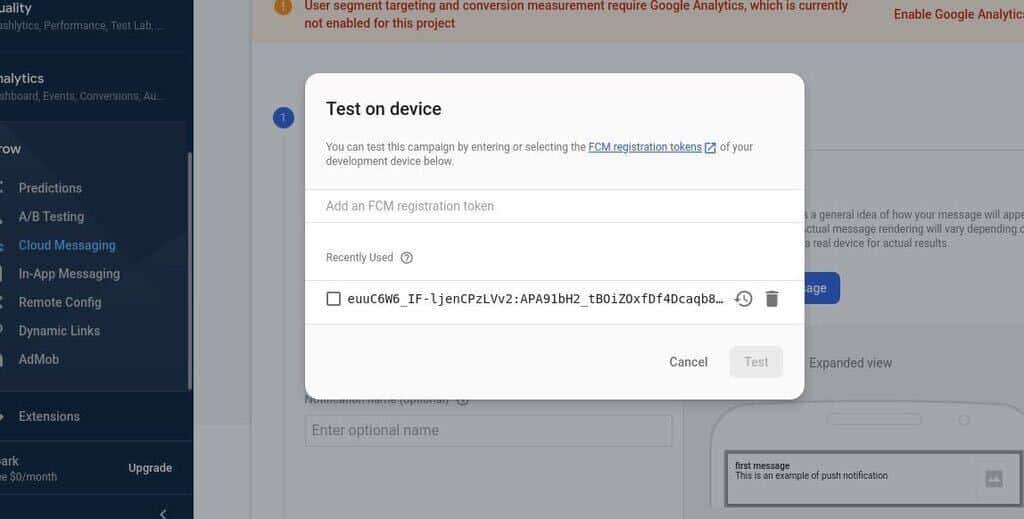 Web Push Notification In Reactjs With Firebase