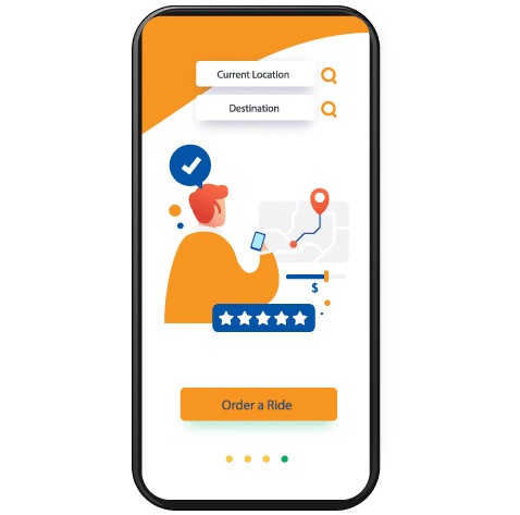 Passenger Panel - Taxi App Development