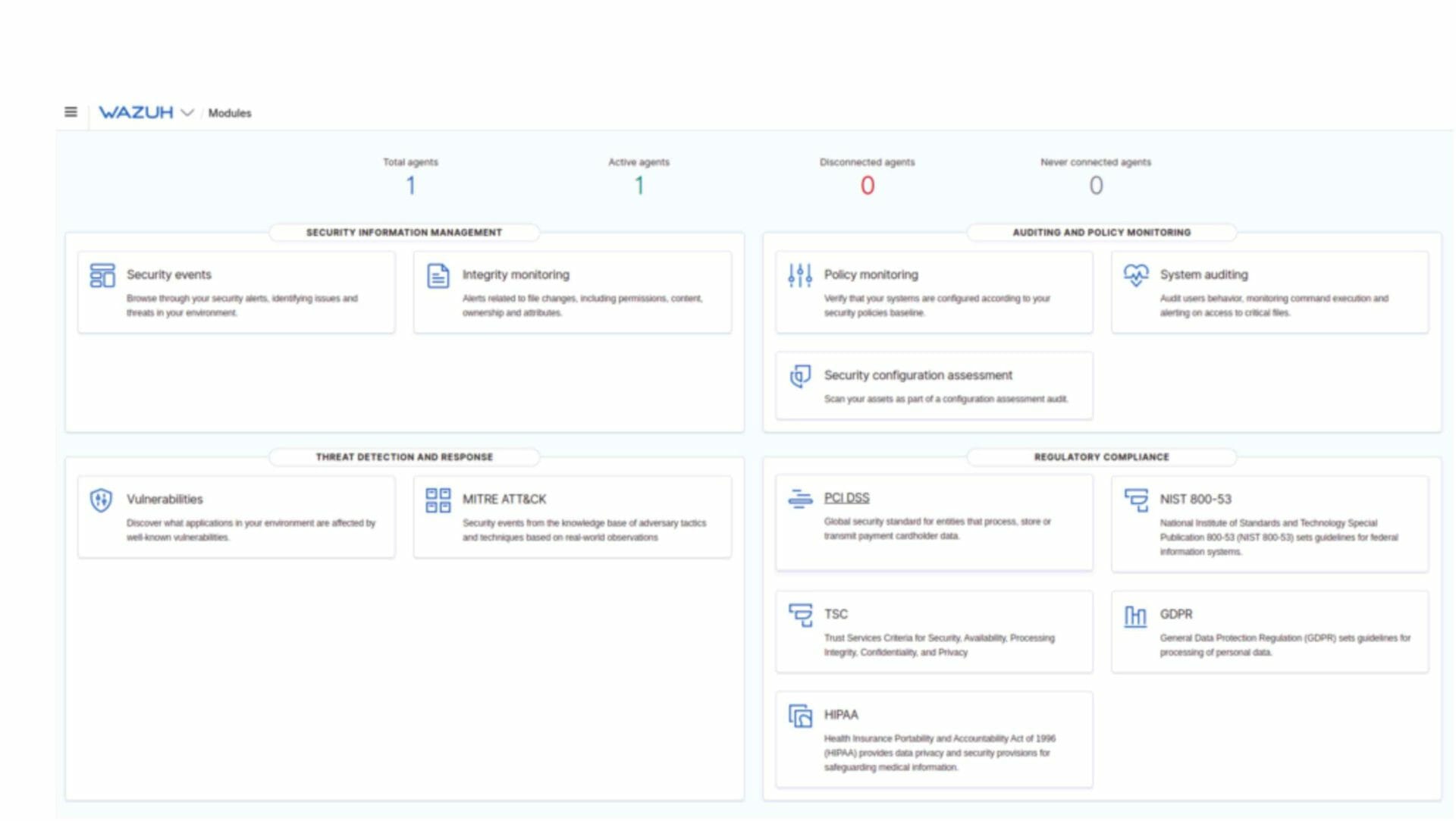 Application logs divided into an easy layout allowing to filter, search and check issues 