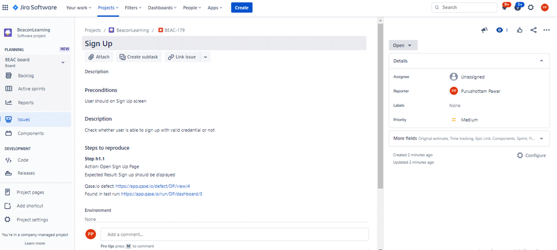 Qase tool and integration with JIRA | mindbowser