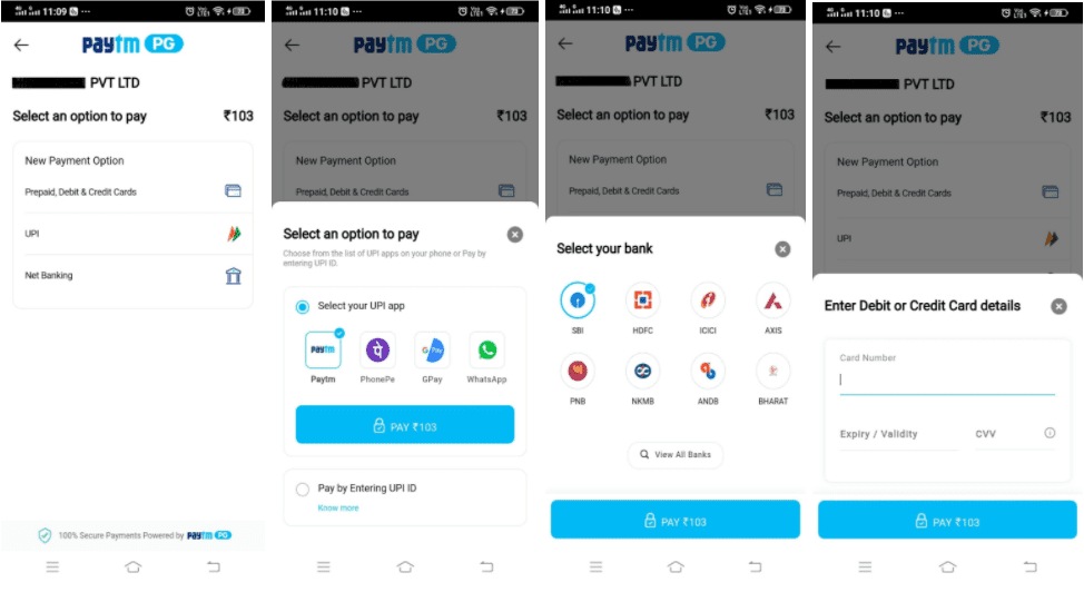 Screenshots of a Sample Project | Mindbowser