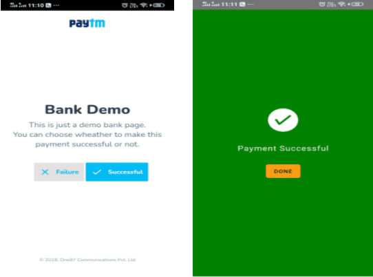 Screenshots of a Sample Project | Mindbowser