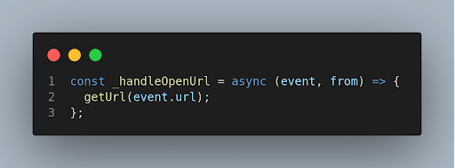 App in the background screenshot