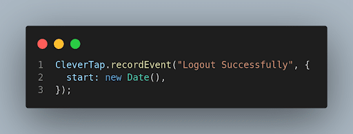 Create User Events In CleverTap