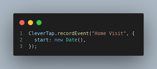 Create User Events In CleverTap