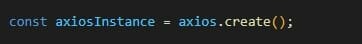 Create Axis Instance
