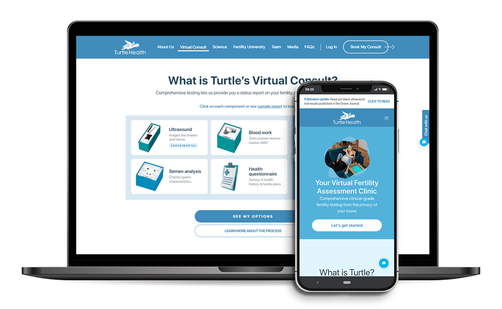 turtle health interface