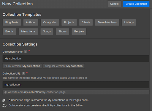 How To Create Collection In Webflow? l Creating collection