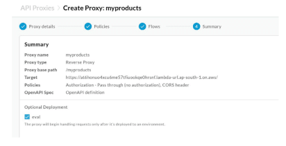 Creating API Proxy 