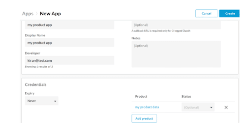 Security to API Proxy