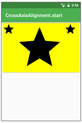 CrossAxisAlignment l flutter layout