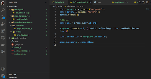 folder structure in building restful API