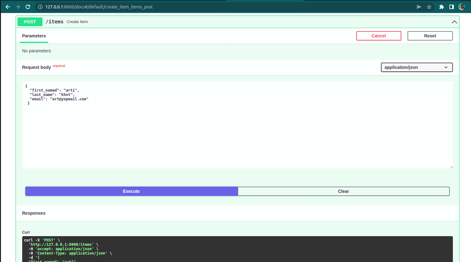 Example of Use of Pydantic to Declare JSON Data Models