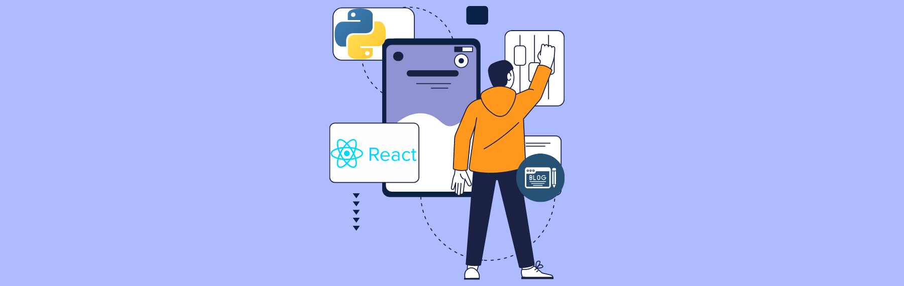 Development of Single Page Web Applications Using Python and React