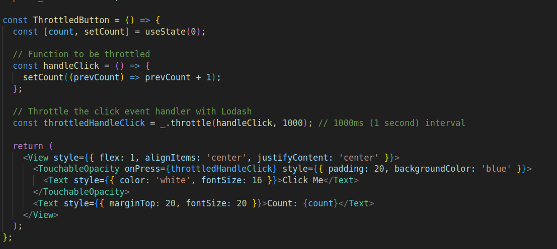 lodash library throttle