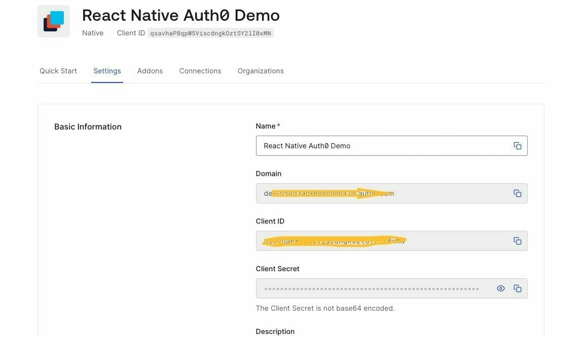 react native autho demo