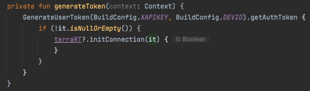 initializing connections