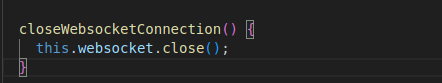 Close-Websocket-Connection