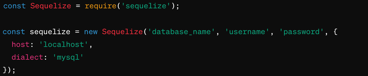 Sequelize-Database-Configuration