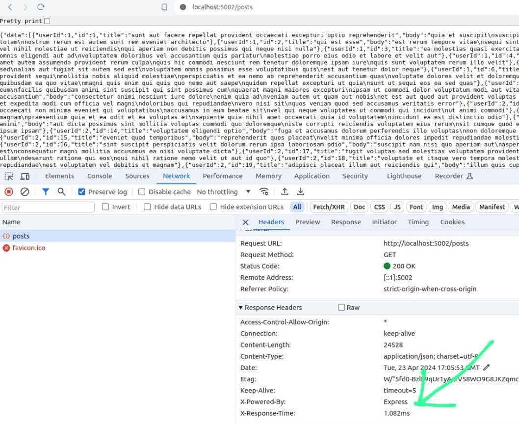 JSONPlaceholder API Response