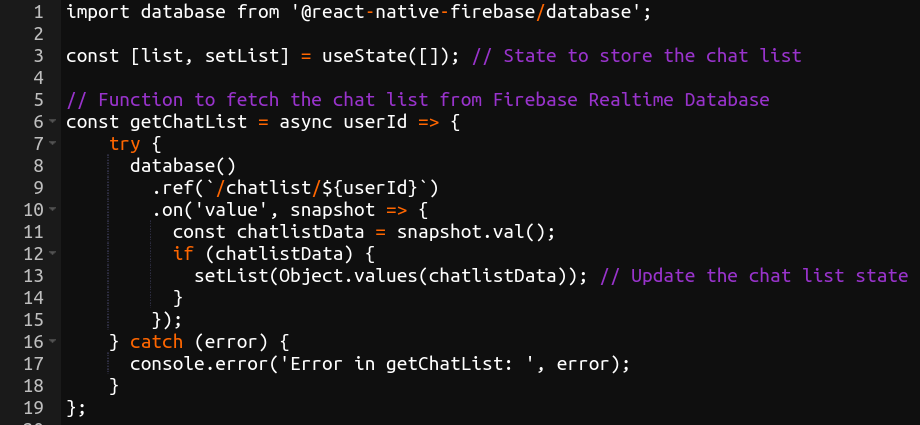 load All Chat With User