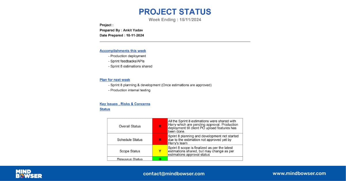 Internal Reports & Alerts