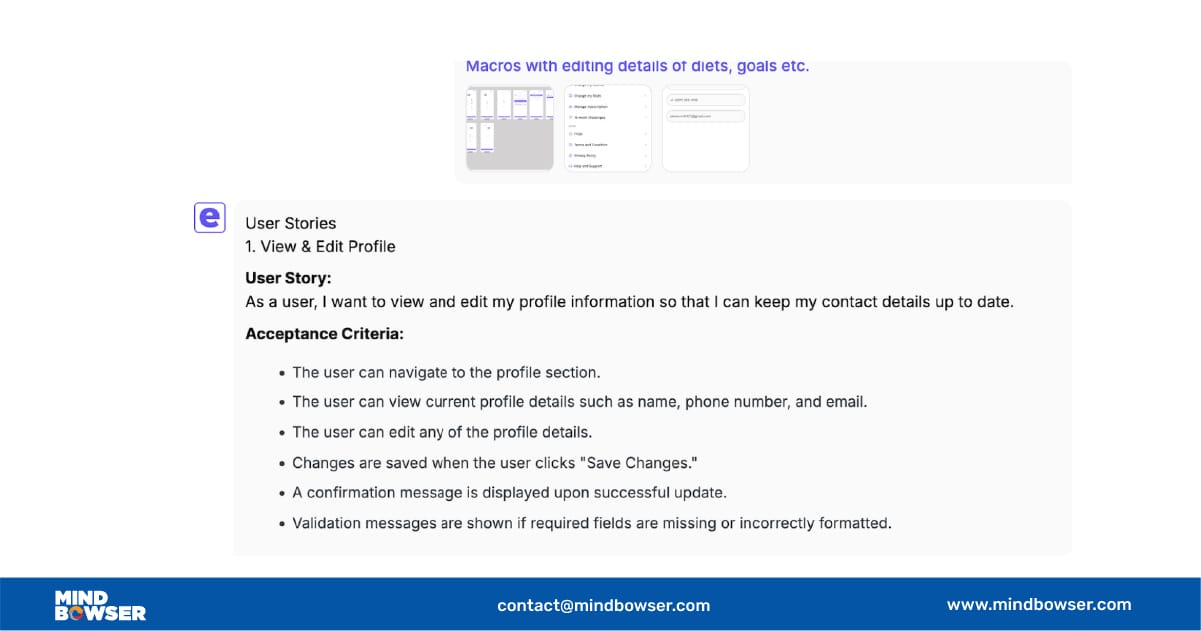 Detailed Acceptance Criteria