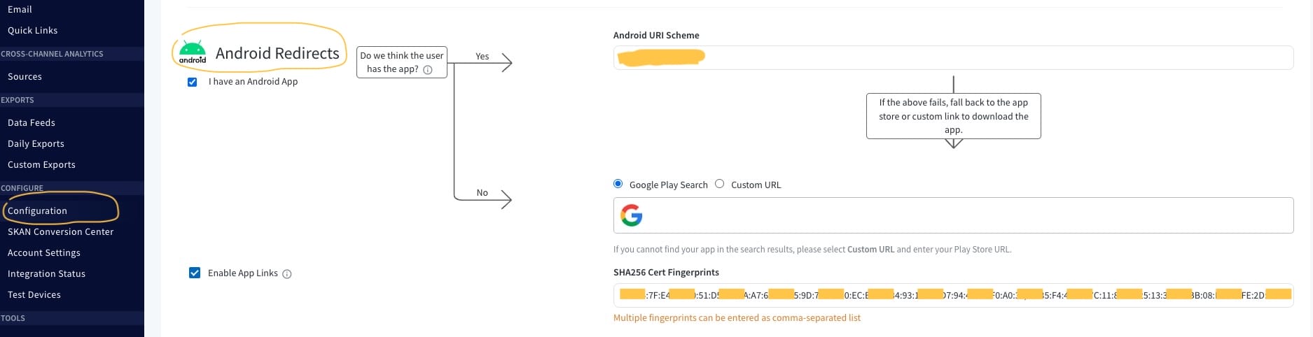 Android-Config-Setup