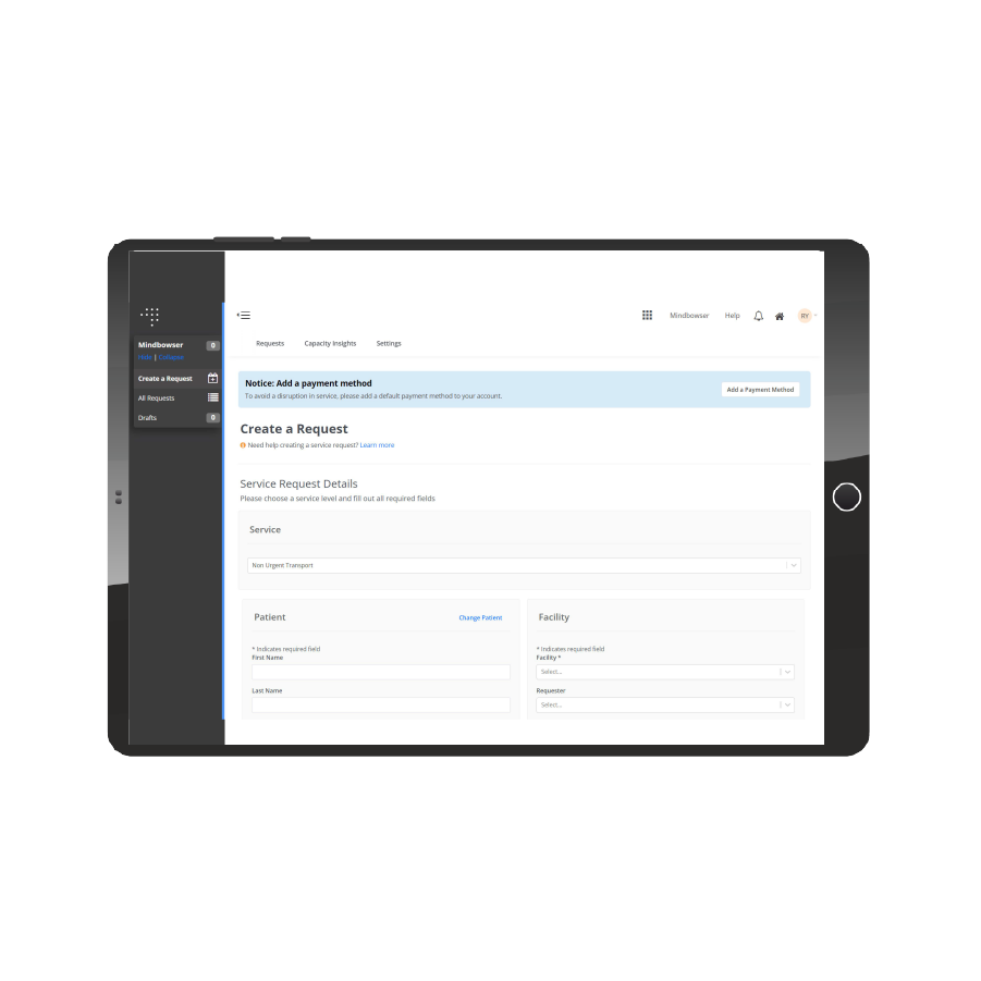 Streamlined Patient Logistics via EHR Integration