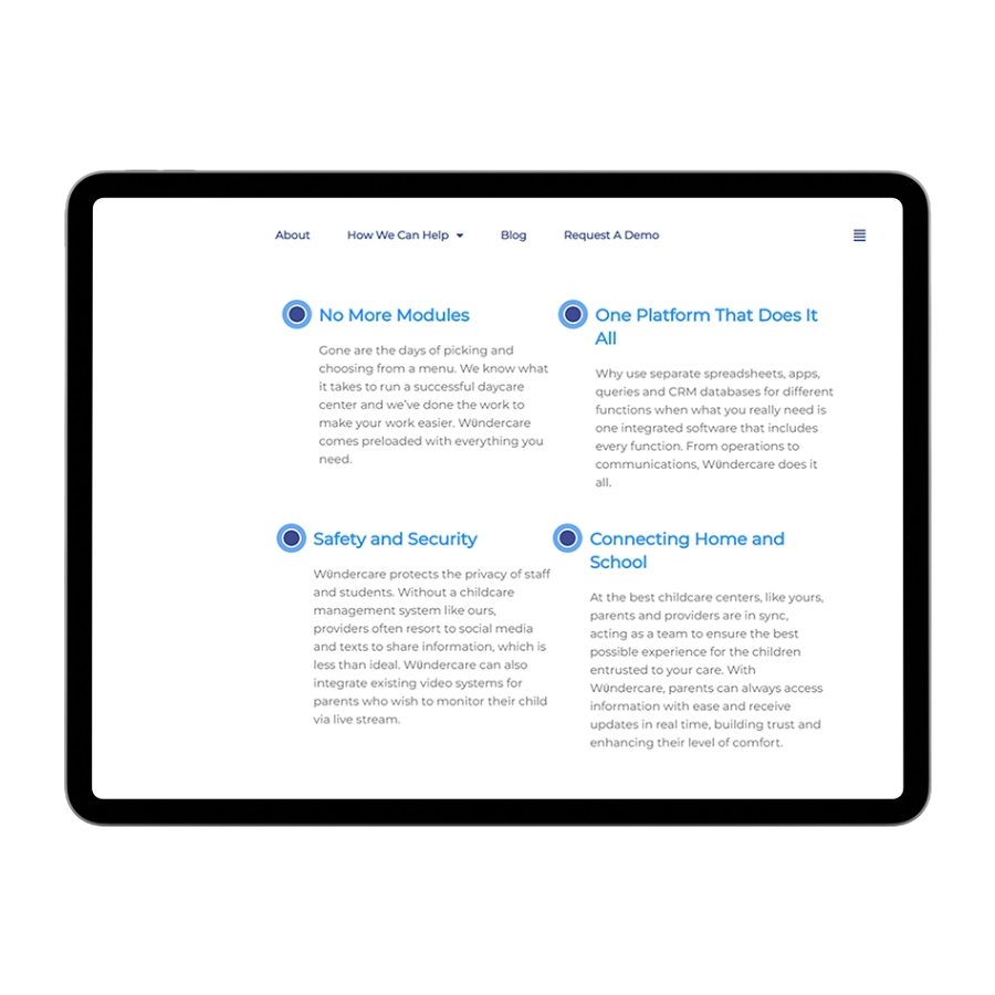 Management Platform form