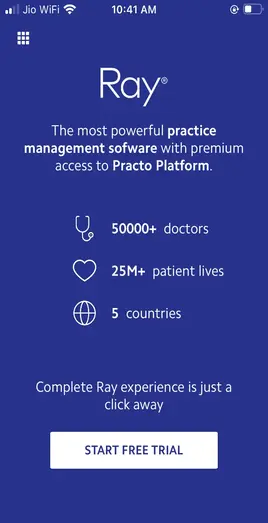 Screenshot of Ray App