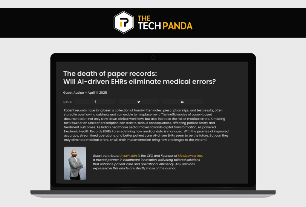 The Death of Paper Records: Will AI-Driven EHRs Eliminate Medical Errors?