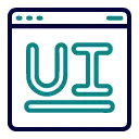 Icon of User Interface and User Experience Design