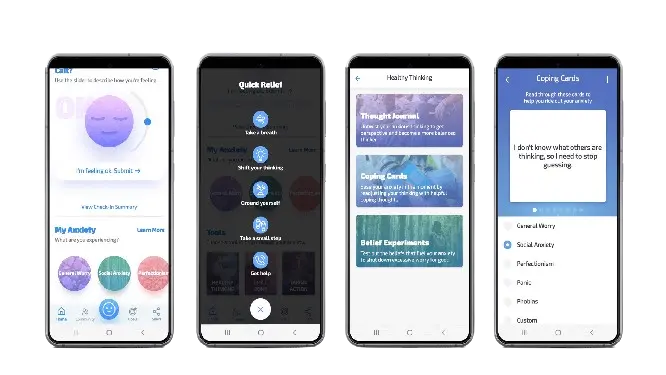 integrates evidence-based CBT techniques