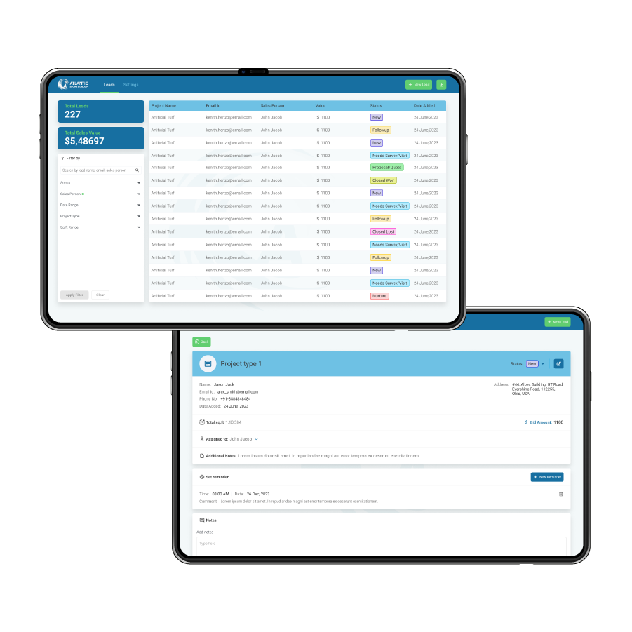 Digitizing Field Operations for a Turf Installation Company