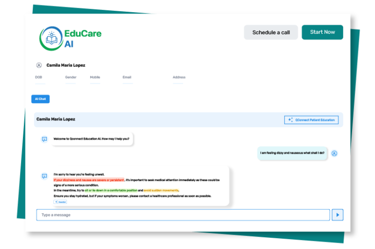 EduCare AI – AI Solution for Post-Discharge Follow-Up