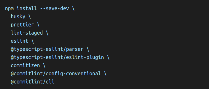 Required Dev Dependencies