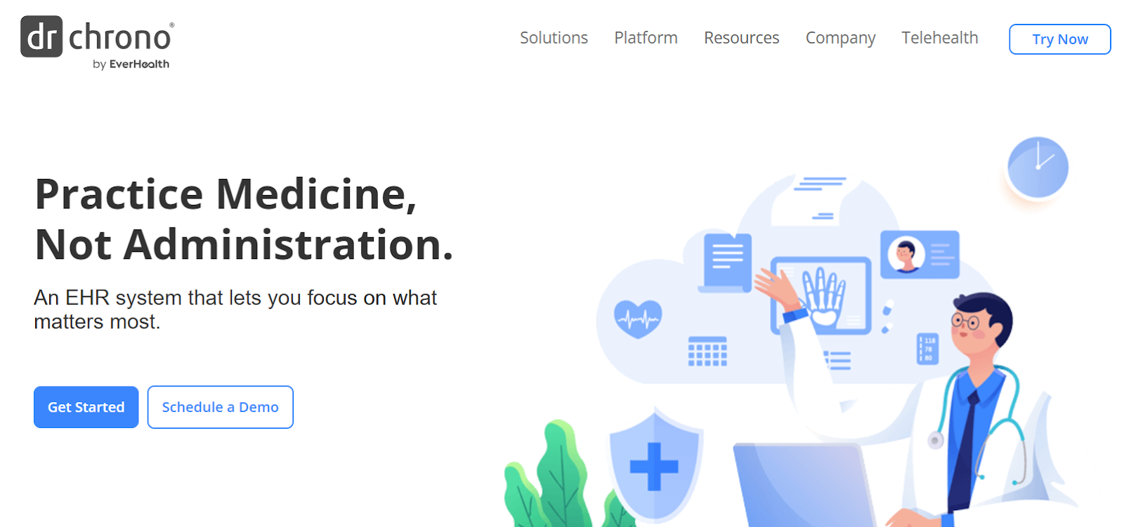 DrChrono Patient Management Platform Interface