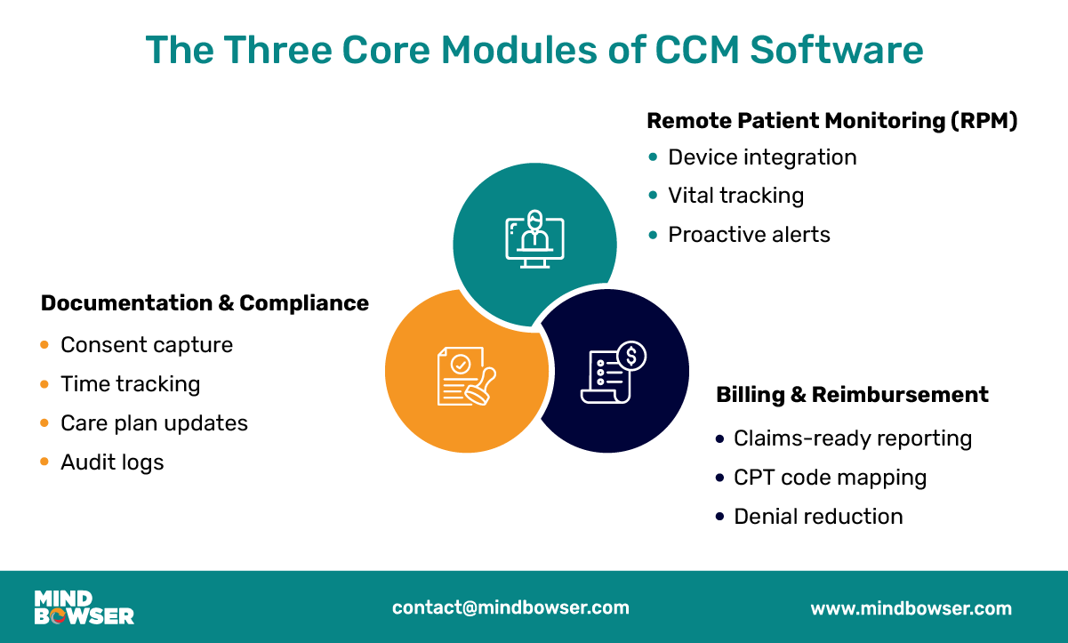Image of The Three Core Modules of CCM Software