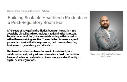 Building Scalable Healthtech Products in a Post-Regulatory Boom Era
