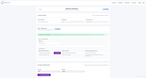 Image of Configuration Form