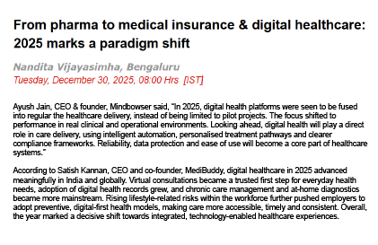 From Pharma to Medical Insurance & Digital Healthcare: 2025 Marks a Paradigm Shift