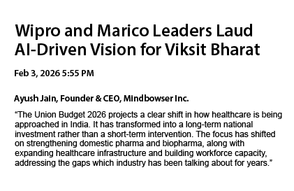 Wipro, Marico, and Mindbowser Leaders Back AI-Driven Vision for Viksit Bharat