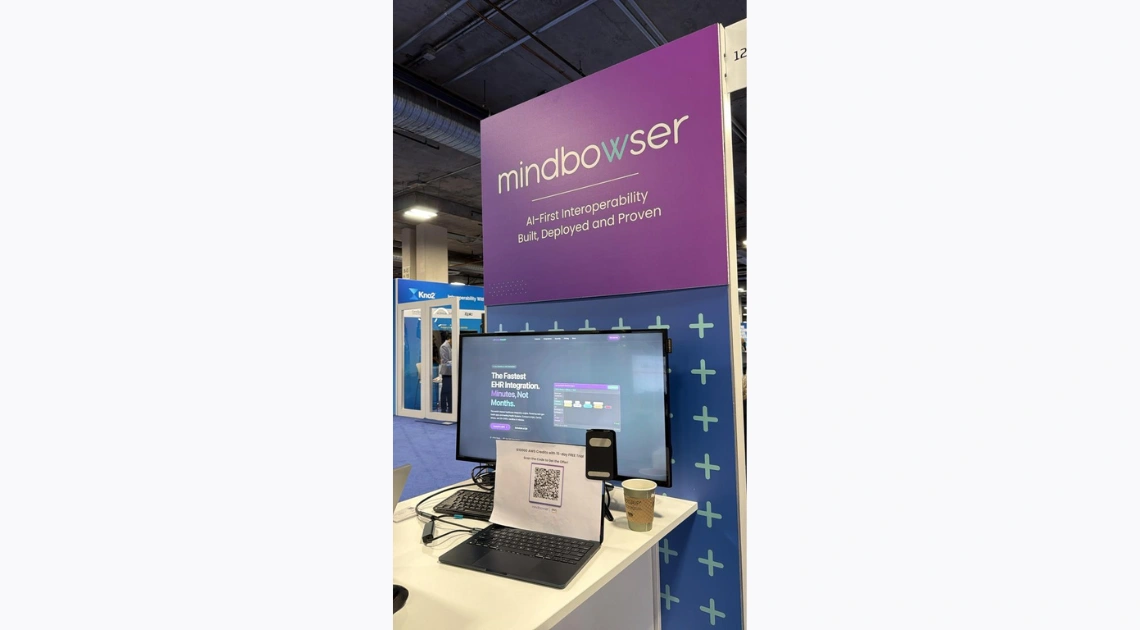 Mindbowser Booth at HIMSS