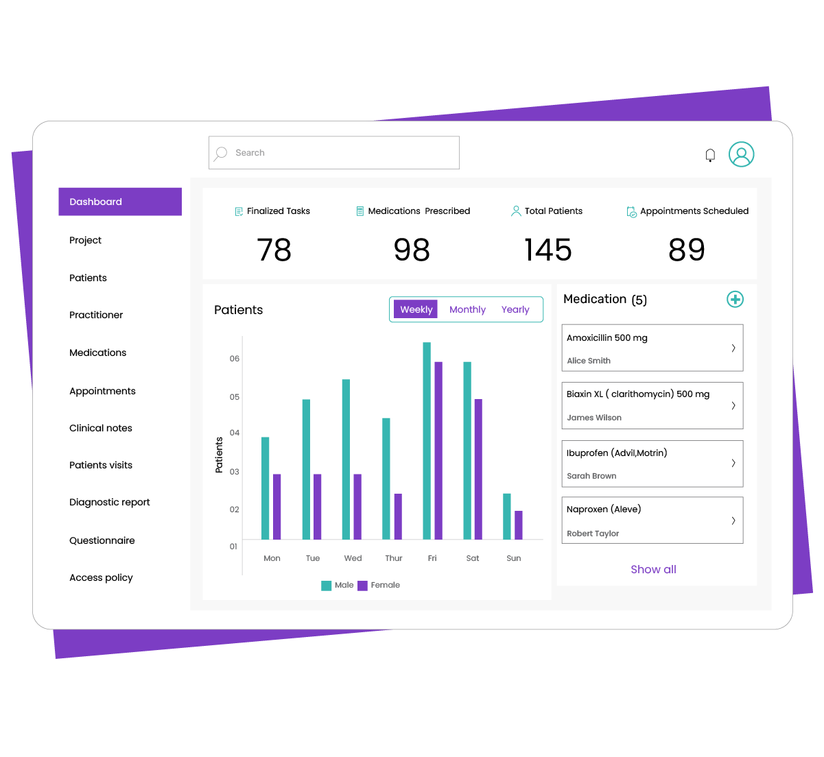 Image of HealthConnect CoPilot Admin Dashboard