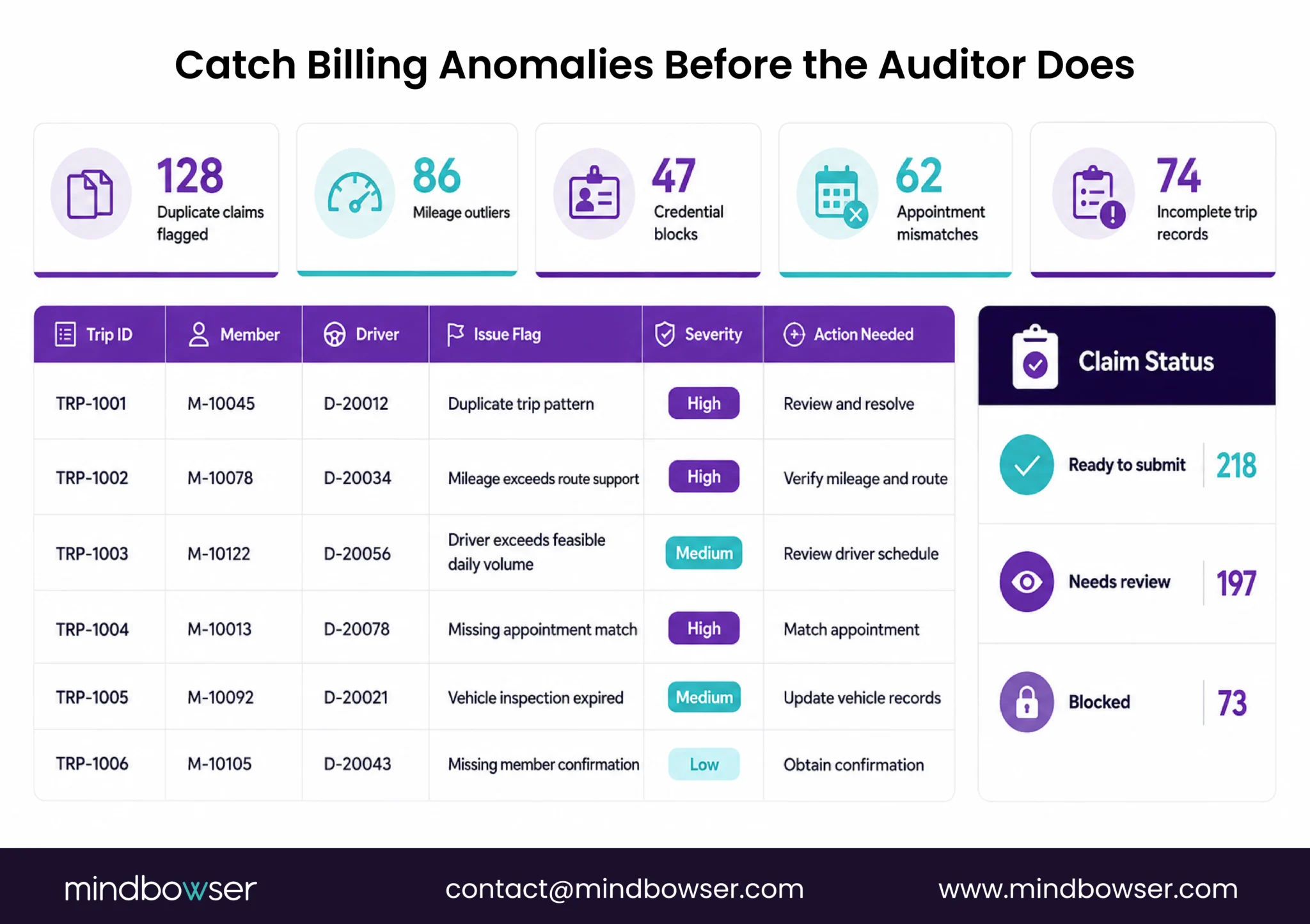 Pre-Submission Anomaly Detection Dashboard