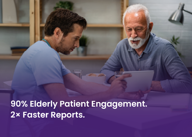 BLE Remote Monitoring App for Elderly Patient Care